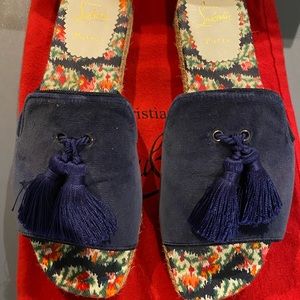 Gorgeous Christian LouBoutin flats. Worn once!